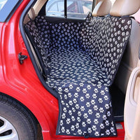 Pet carriers Oxford Fabric Paw pattern Car Pet Seat Cover Dog Car Back Seat Carrier Waterproof Pet Mat Hammock Cushion Protector